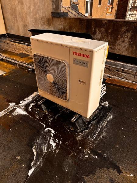 Installation d’une pompe à chaleur air/air à Sainneville-sur-Seine dans un logement étudié avant la pose.